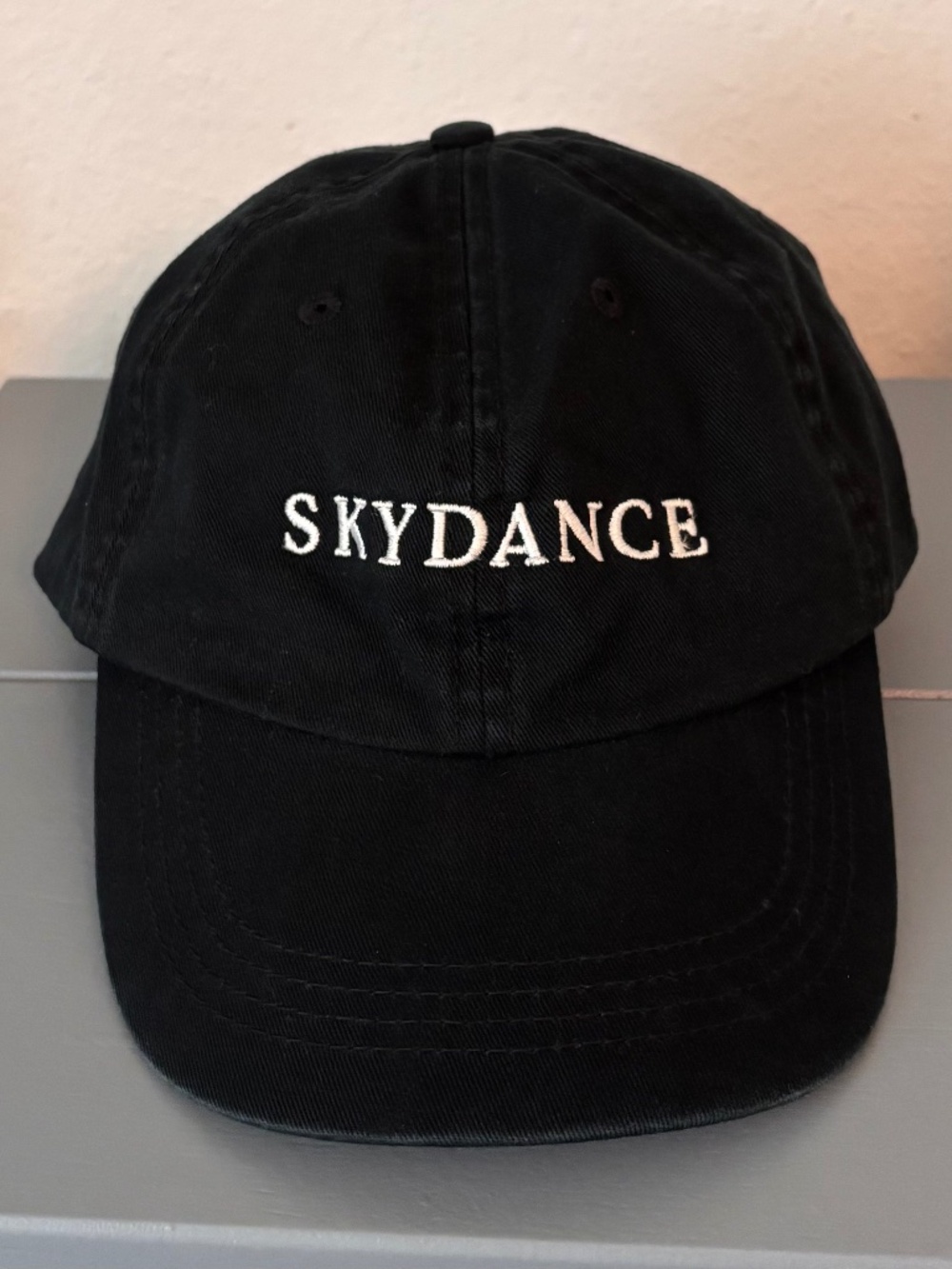 Skydance Logo Media Movies Swag Black Baseball Hat Cap Adjustable Strap